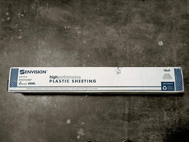 Envision Plastic Sheeting, 12 Ft X 100 Ft, Clear Dutch Goat