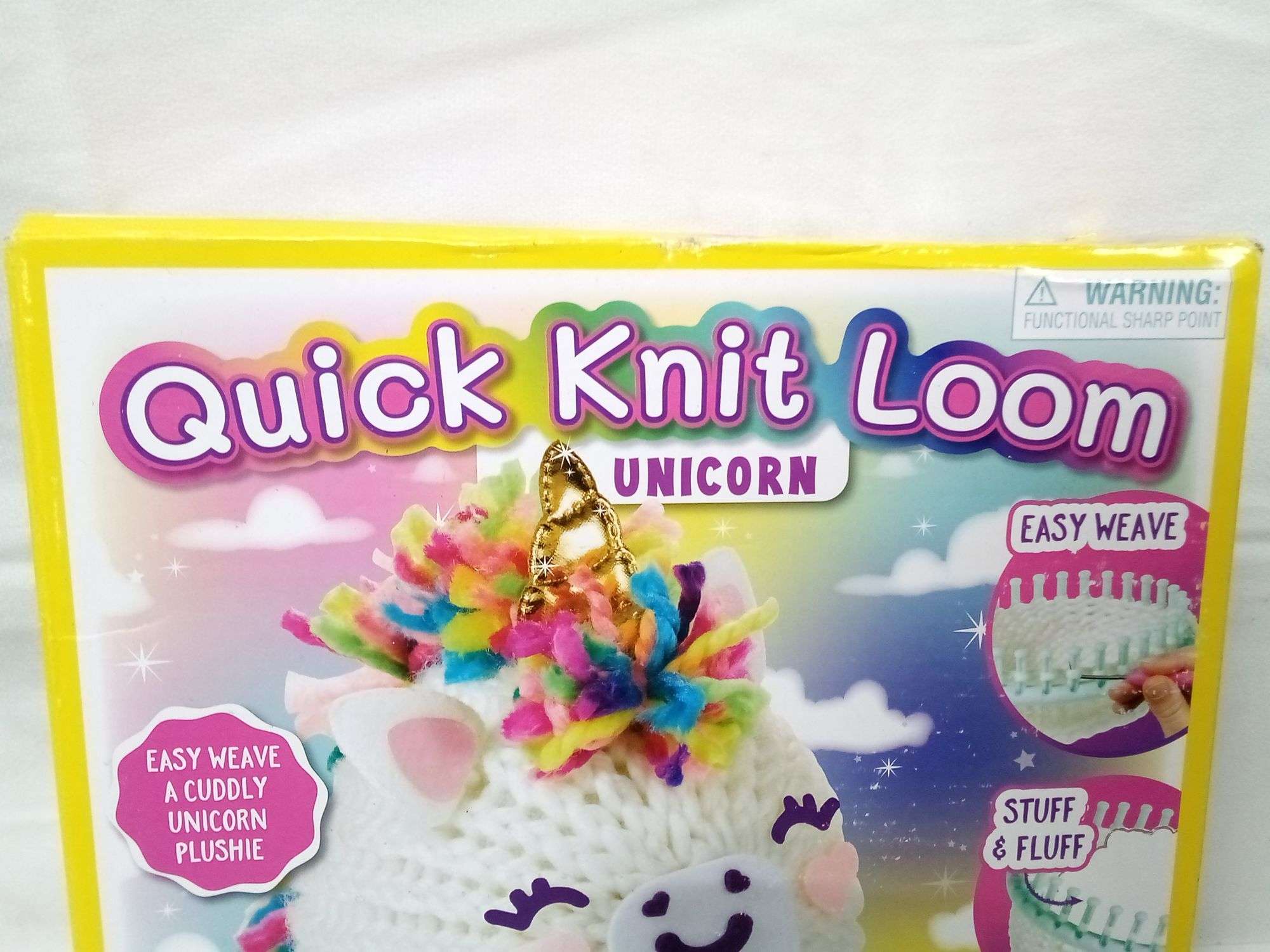 Creativity For Kids Quick Knit Loom – Einhorn-Plüsch DIY Strick-Set Für Kinder – Kreatives Bastelset Ab 8 Jahren