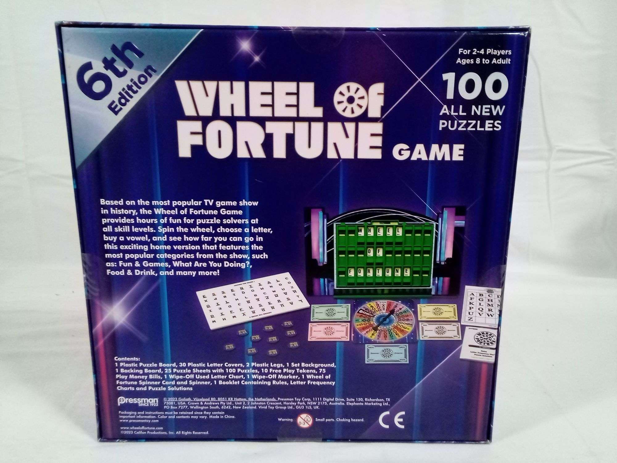 Wheel of Fortune Board Game 4th Edition by Pressman - Dutch Goat