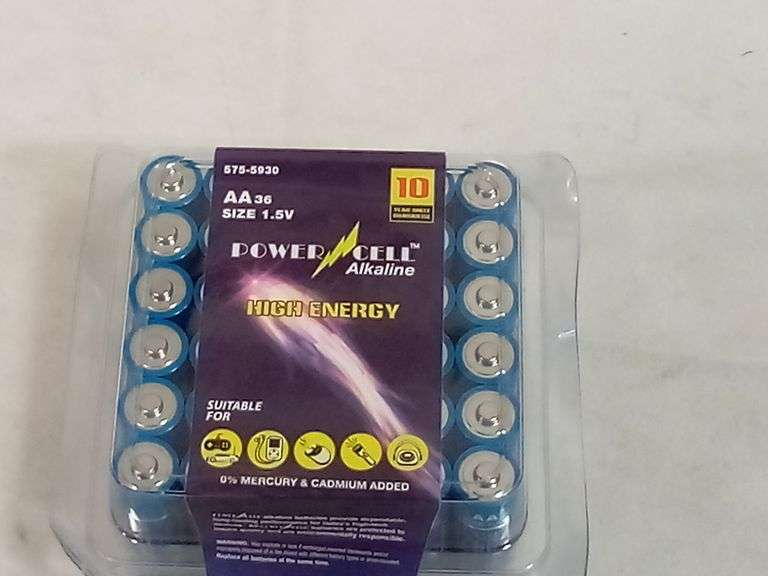 Power Cell Alkaline, AA36 1.5V, High Energy - Dutch Goat