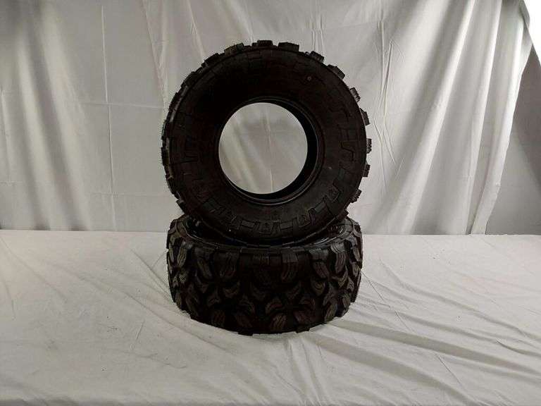 Set of 2- Harvester Pro Armor 26x10R12 NHS Tires
