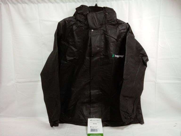Men's Frogg Toggs All Sport Rain Suit Jacket – Black Size: Small