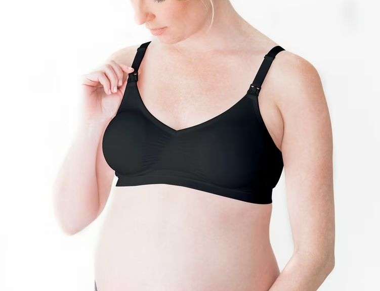 Lot of 3 Women's Medela Maternity & Nursing Comfort Bra – Black Size: S/P