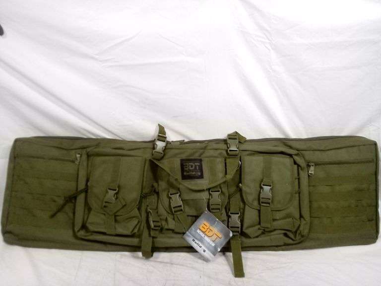 Bulldog, BDT Double Tactical Rifle Soft Case, Green, 43"