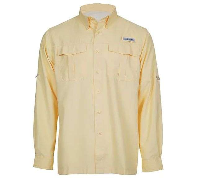 Men's Habit Belcoast Long Sleeve Shirt – Pale Banana Size: XL