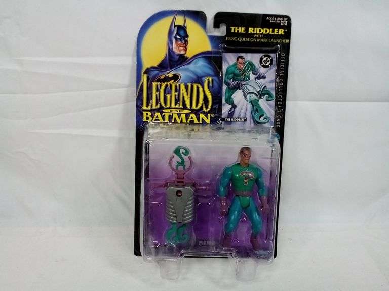 Legends of Batman: The Riddler with Firing Question Mark Launcher ...
