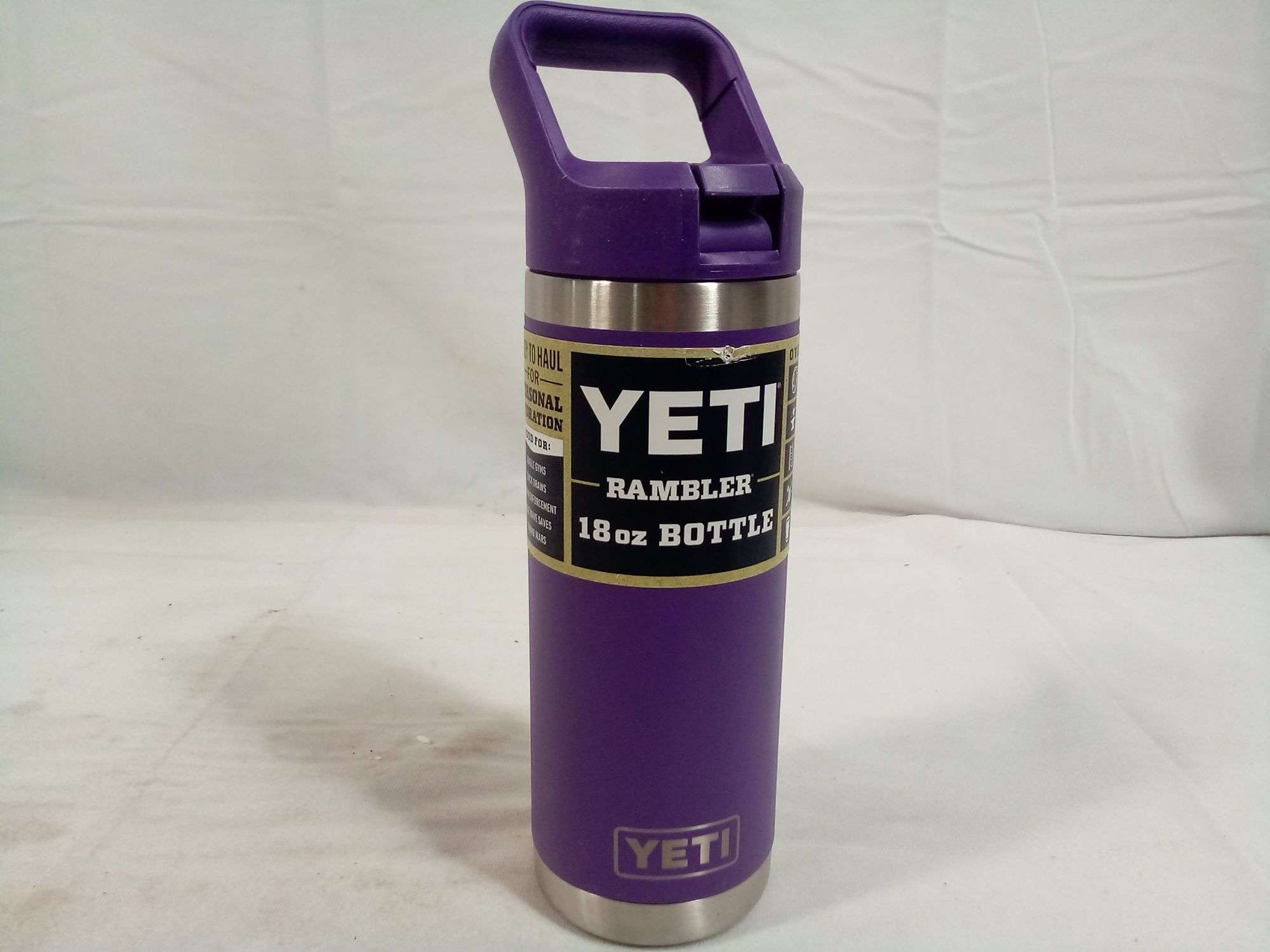 その他  Peak - YETI RAMBLER 18oz YETI Rambler 18 Ounce Straw Water Bottle - Peak Purple