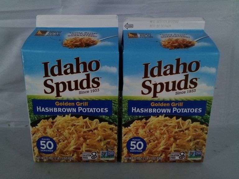 thumbnail image 2 of Idaho Spuds Golden Grill Hashbrown Potatoes – 33 Oz Can, Makes 50 Servings, Shelf Stable 2 of 6