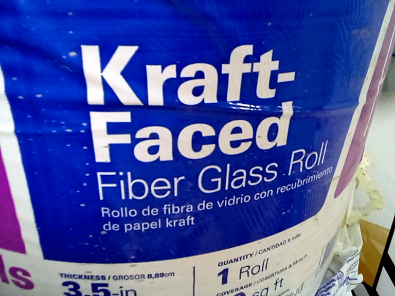 Pallet of 9 - JOHNS MANVILLE 90013166 Fiberglass Insulation R13 15 X32 ...