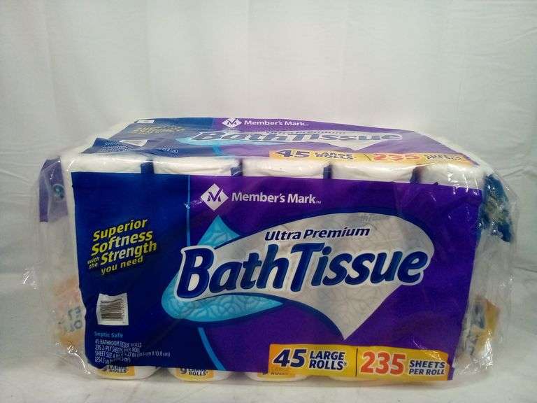 Papier Toilette Member's Mark Ultra Premium - 2 Plis, Rouleaux Extra Larges, Doux Et Résistant, Lot De 45 Rouleaux