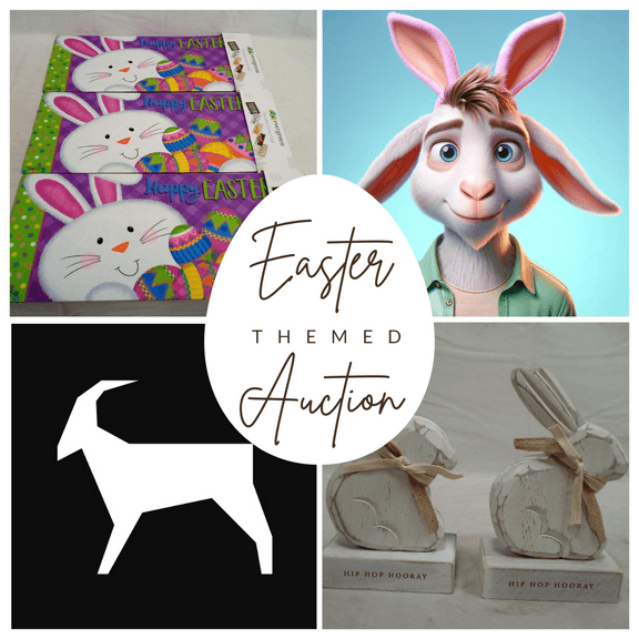 03/24/25 Easter Themed (Monday 2 PM) New, Opened, Returned, Overstock, Clothing, and Consignment Items