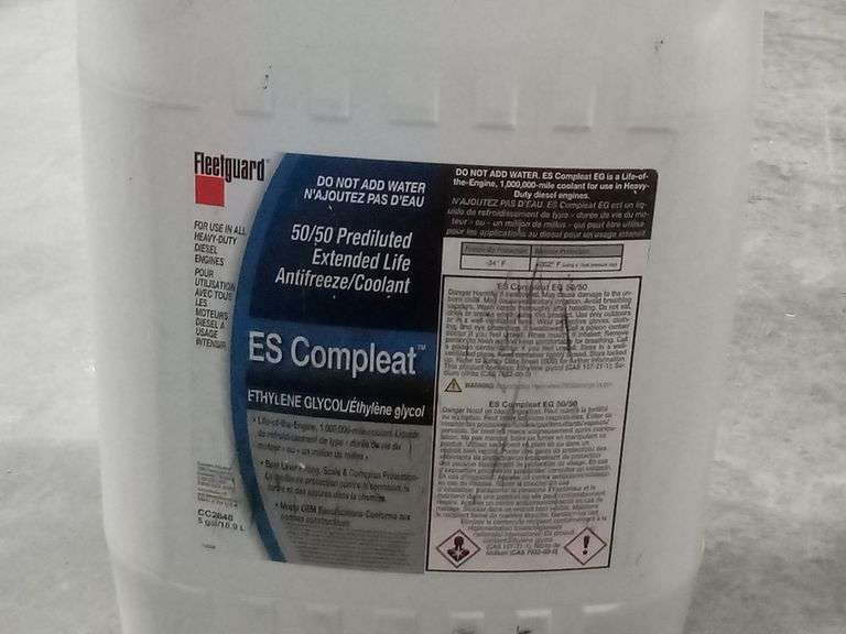 Fleetguard ES Compleat Ethylene Glycol 50/50 Prediluted Extended Life