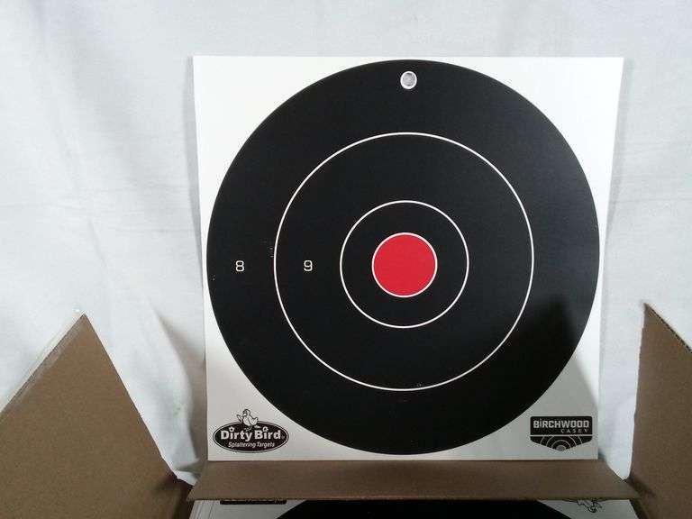 Birchwood Casey Dirty Bird Splattering Targets 3 Round ,16 Per Sheet, 12 Sheets