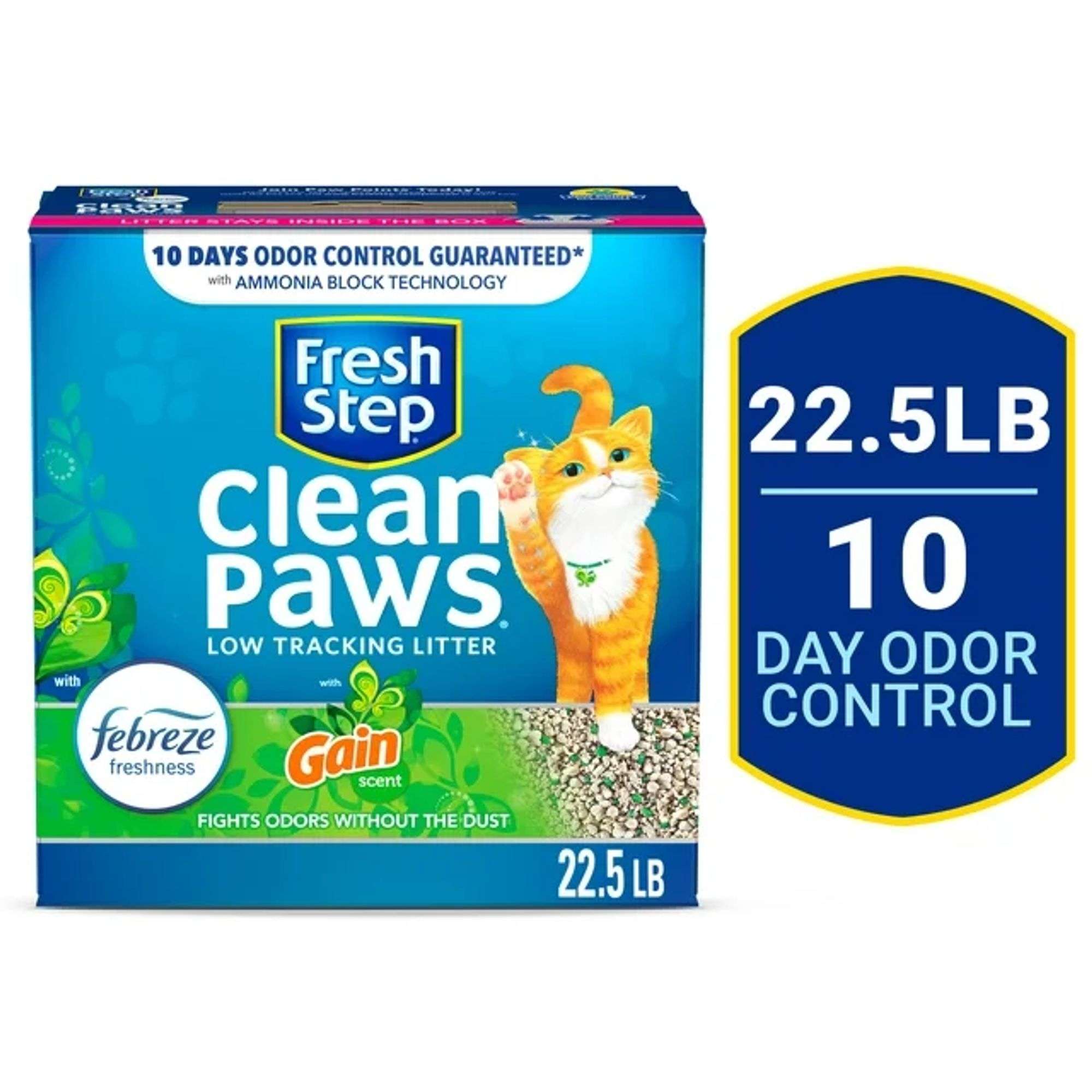 Fresh Step Clean Paws Calm Litter Box Deodorizer Fresh Step