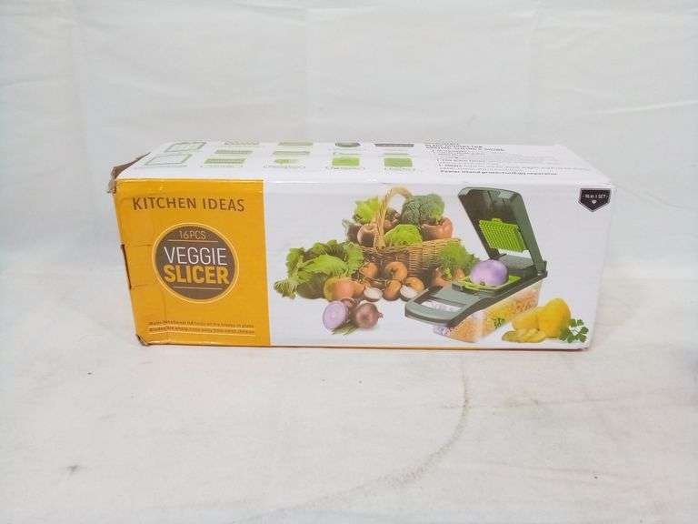 Kitchen Ideas 16 Pieces Veggie Slicer Multifunctional One Piece