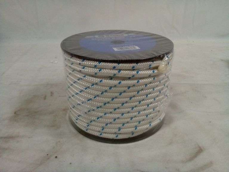 TrueBlue 146-911 100' Starter Rope, #4 Solid Braid
