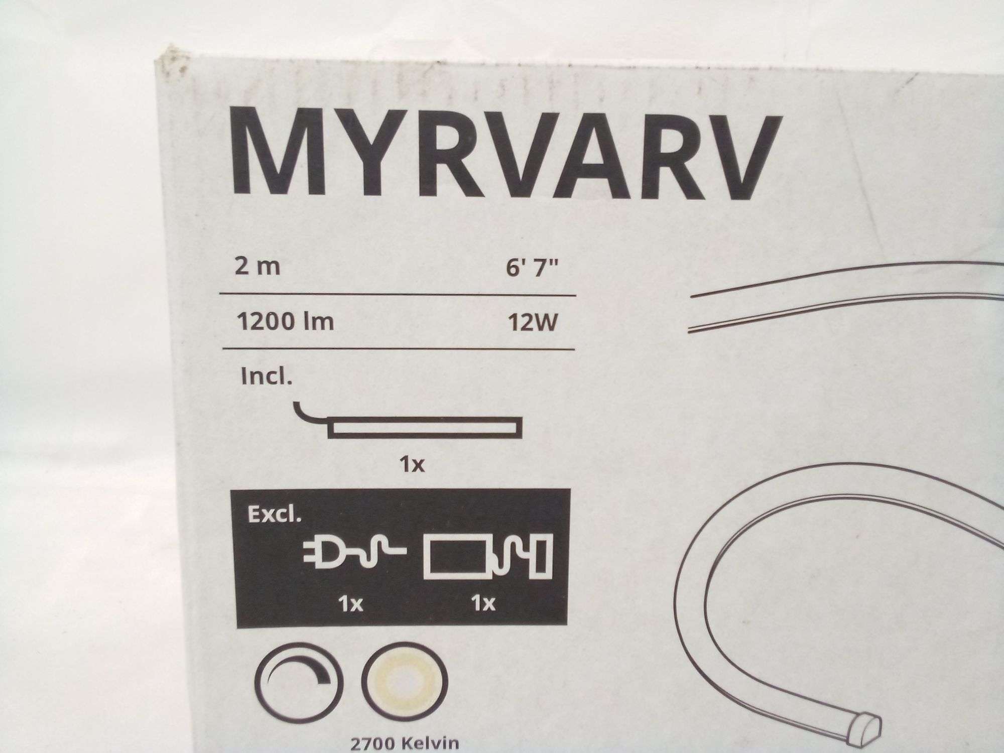 Ikea MYRVARV LED Light Strip, 6'7