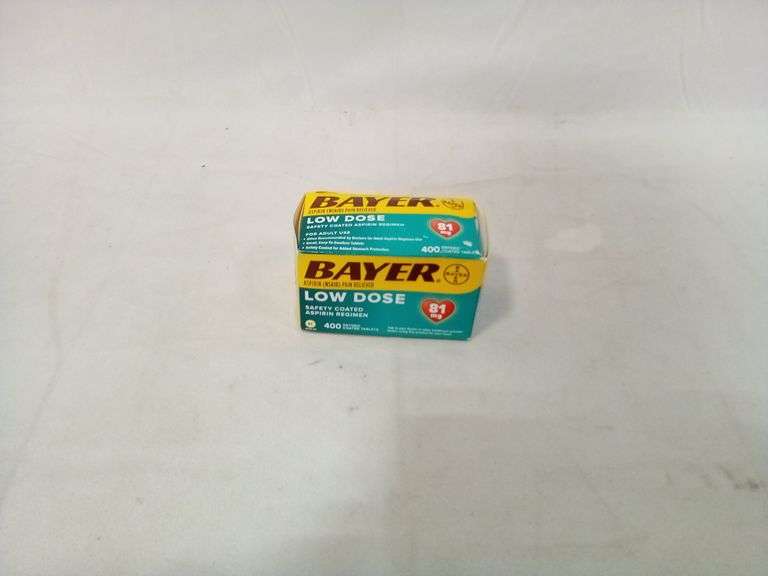 Bayer Aspirin (NSAID) Pain Reliever Low Dose, 81mg 400Enteric Coated
