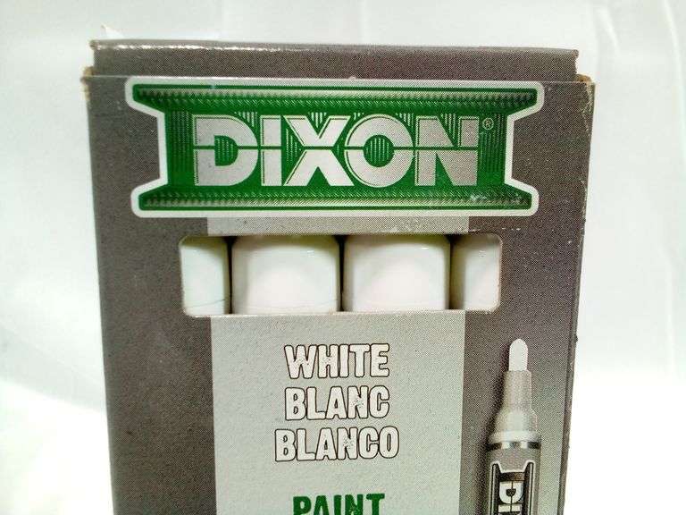 Dixon Ticonderoga 80229 White Paint Marker, Medium Point 12Count