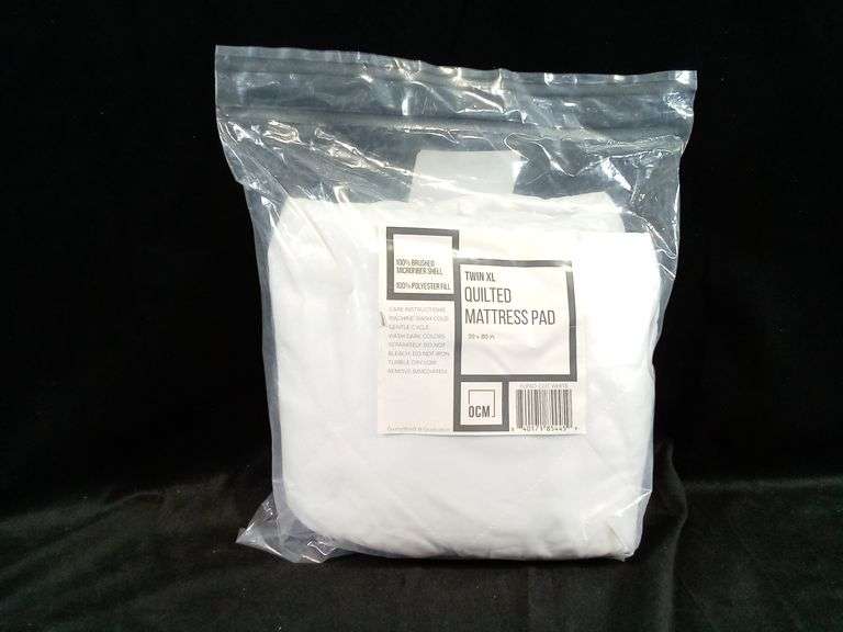 OCM, Twin XL, Quilted Mattress Pad, 39"x80" Dutch Goat