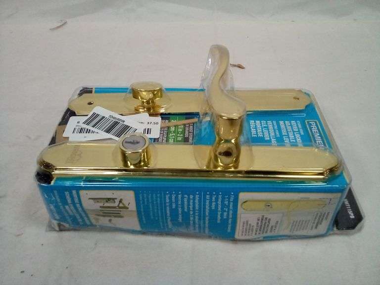 Premier Storm Door Keyed Locking, Adjustable Mortise Lever Dutch Goat