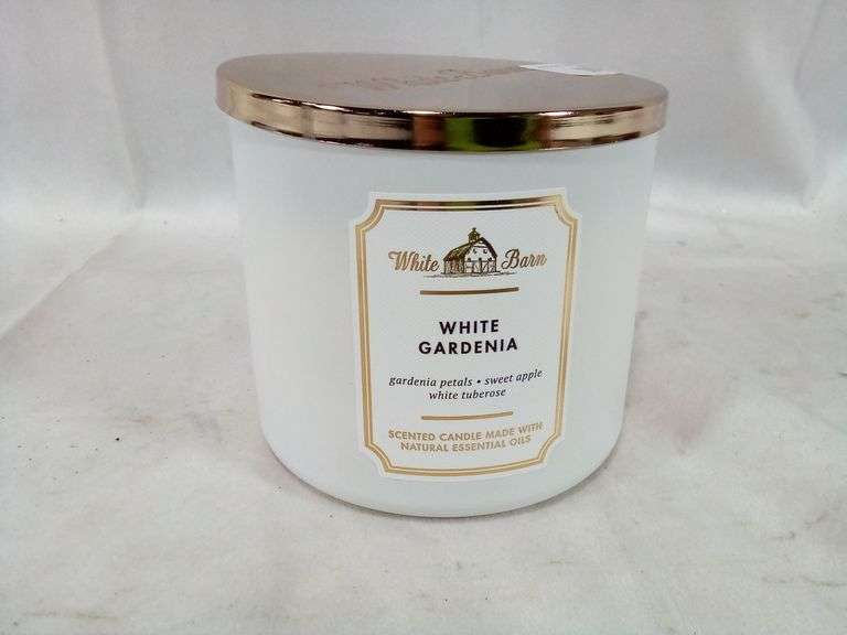 White Barn White Gardenia 3Wick Scented Candle, 14.5oz Dutch Goat