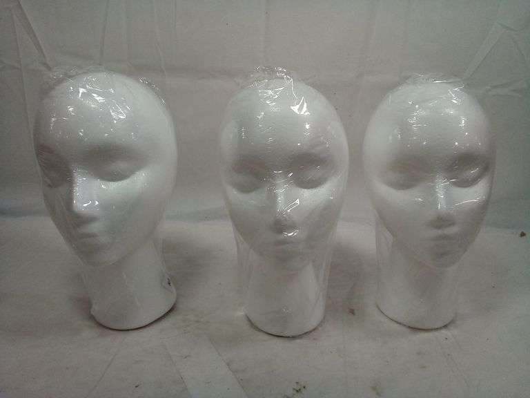 Wig Head Tall Female Foam Mannequin Wig Stand And Holder For Style Model And Display Hair Hats And Hairpieces Black