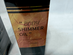 Lot of 2 Liyalan Body Shimmer Oil, 2.8 fl oz Each - Bronze Gold #03