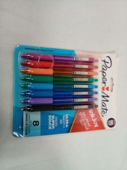 Penne A Sfera Retrattili Paper Mate InkJoy 300RT – Punta Media 1,0 Mm, Confezione Da 24 Colori Assortiti, Ultra Lisce