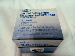 Ez-Flo 15112 Deluxe Massage Shower Head 2.0 Gpm