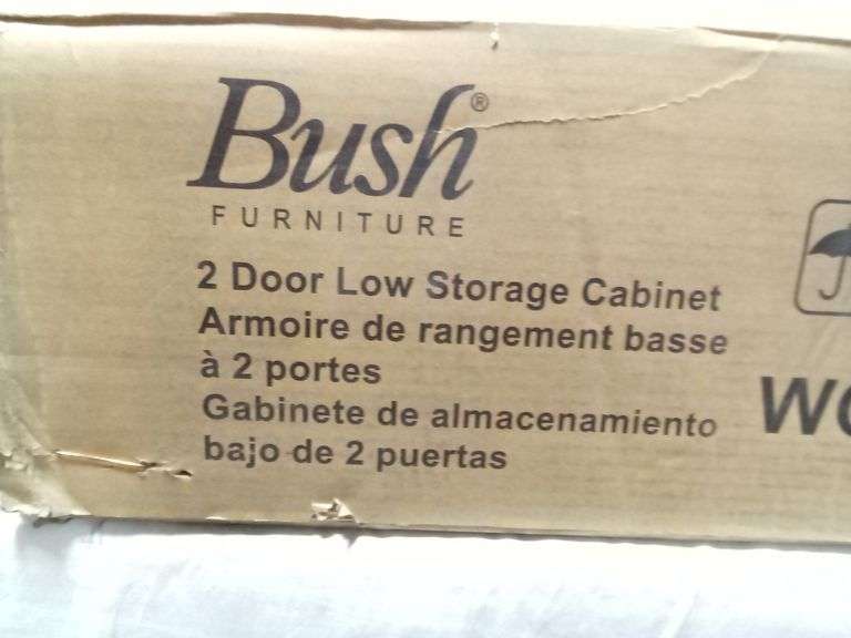 Bush Furniture 2 Door Low Storage Cabinet