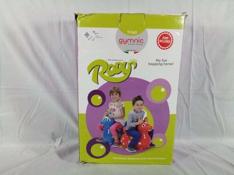 Gymnic Rody Inflatable Hopping Horse, Red