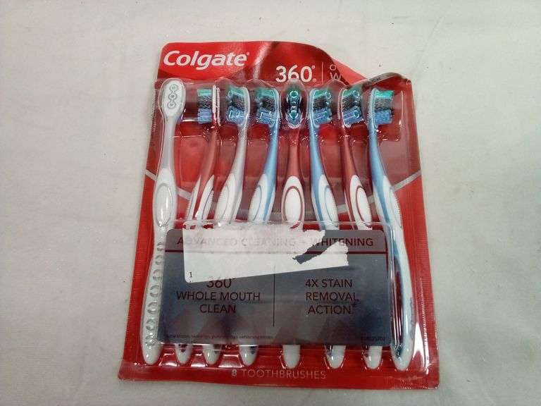Colgate Optic White 360 Manual Toothbrush, Soft (8 pk.) main image 0
