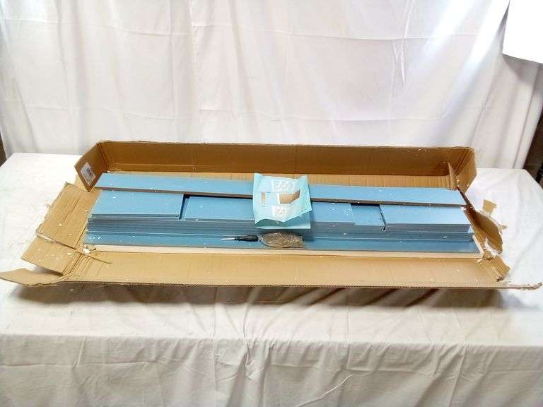 ZT L159A Blue Bookshelf, 120cm/140cm
