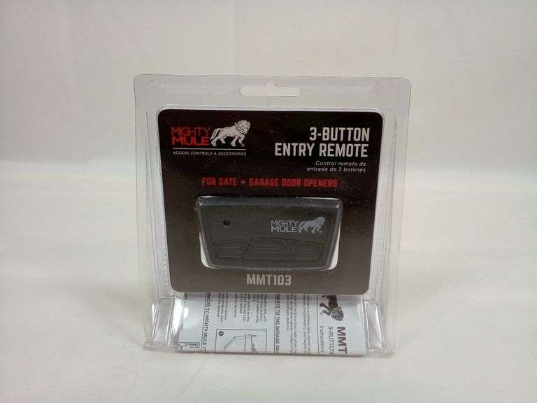 Mighty Mule 3-button Remote For Garage Door Openers And Gate Openers