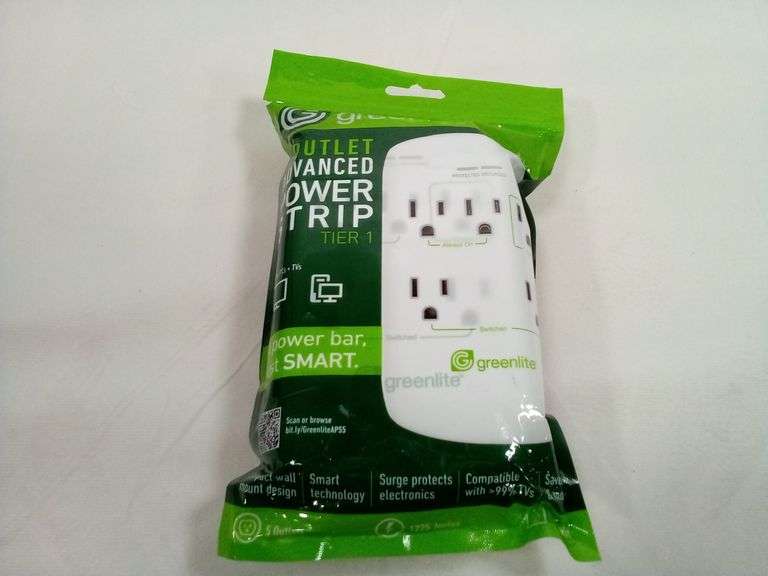 Green Lite, 5 outlet Advanced Powr Strip