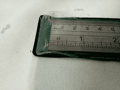 INSIZE 7110-600 Stainless Steel 24" L x 1-3/16" W Ruler