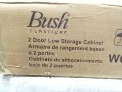 Bush Furniture 2 Door Low Storage Cabinet