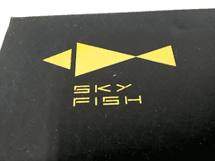 Sky Fish Set of 4 Stemless Stainless Cups - 18 oz, Black Plated