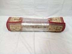 Timeless Fleur De Lis Red, Formal Runner Rug