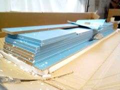 ZT L159A Blue Bookshelf, 120cm/140cm