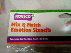 Pack of 2 - Roylco Mix & Match Emotion Stencils, Assorted 6/Pack