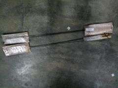 Lot of 2 - IWGAC Home Indoor Kitchen Old Mountain Chrome Campfire Fork Set