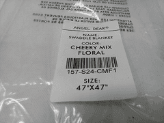 Angel Dear Cheery Mix Floral Swaddle Blanket, 47" x 47"