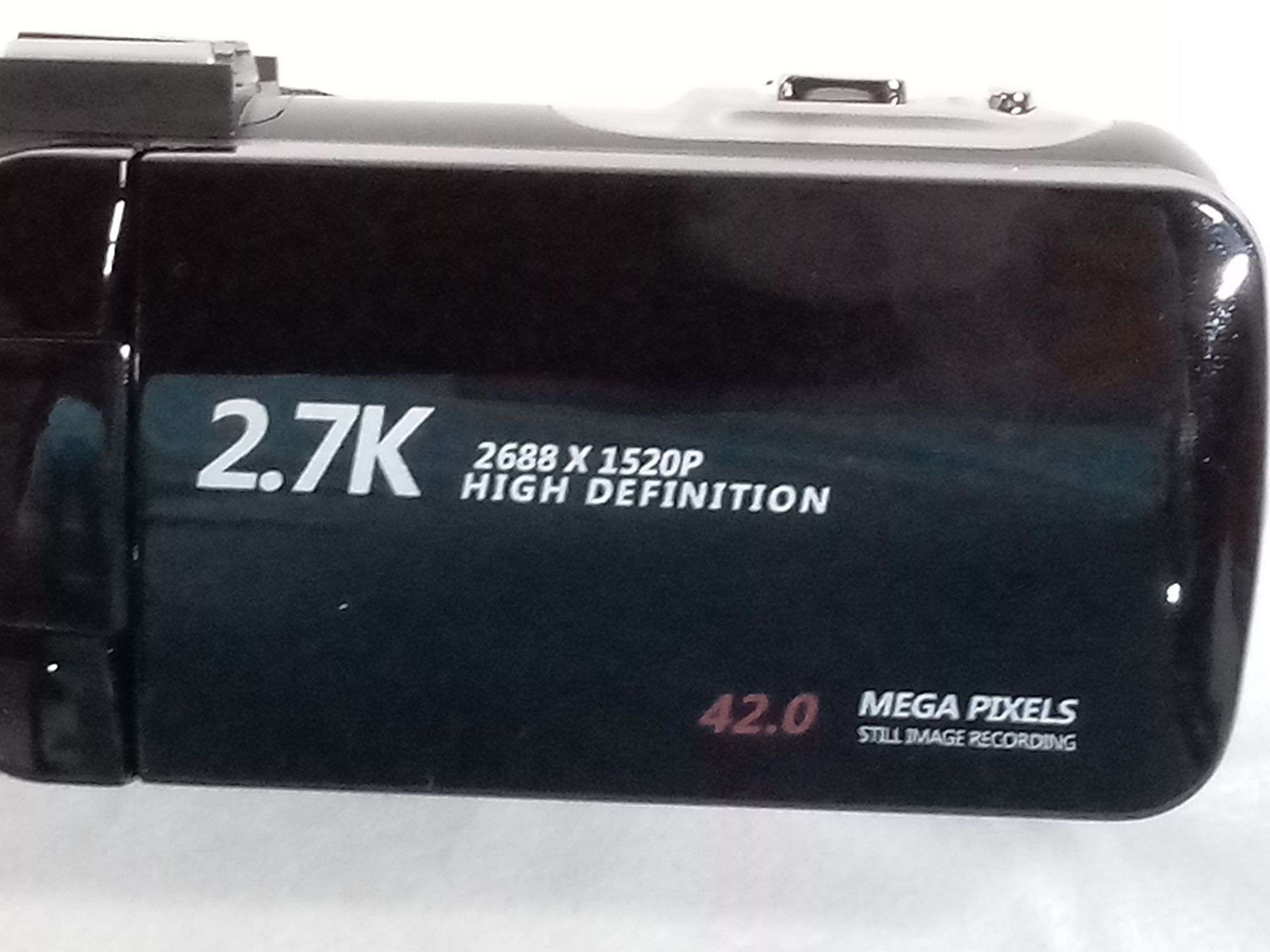 DVC Digital Video Camera, 2.7K Camcorder, 2688x1520P HD, 42.0 Mega