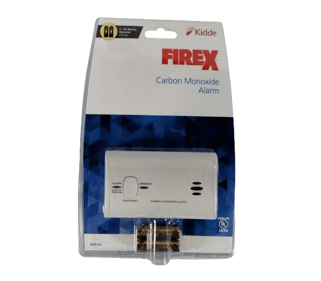 Kidde Firex Carbon Monoxide Alarm – Battery Operated (2 - AA) White