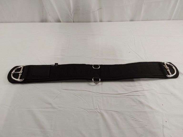 32 Inch Black Weaver Leather Horse Tack Felt Lined Deluxe Super Cinch Girth