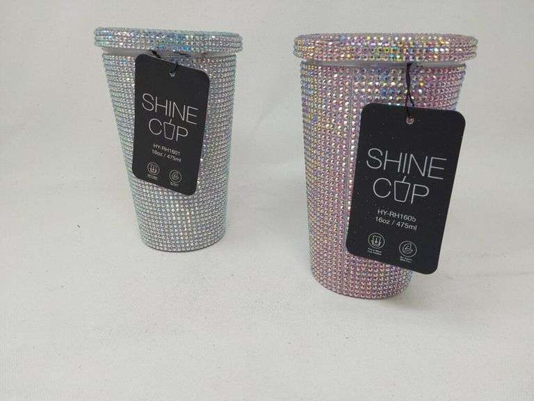 Assortment of 2  - Shine Cups- Straw Not Included