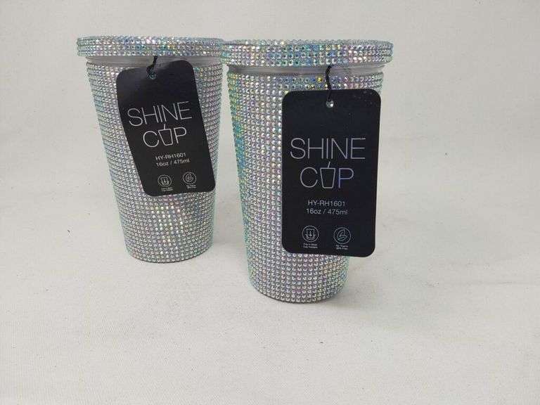 Assortment of 2 - Shine Cups- Straw Not Included