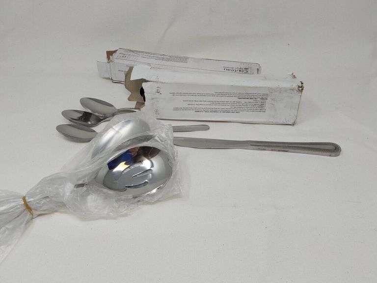 Assortment of Spoon and Dinner Knives